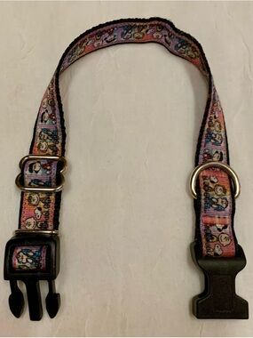 Peanuts gang Adjustable Cartoon Print Dog Collar. 14 inches